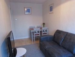 Lounge at apartment in Weymouth